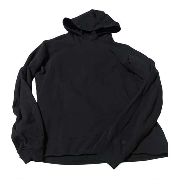 Lululemon Men's Black Hoodie with Flaw Size Medium - Picture 1 of 4